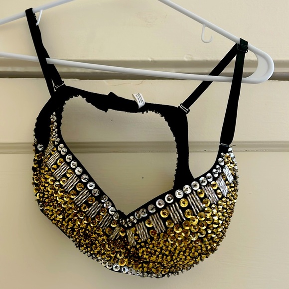 Gold sequin bra top! - Picture 4 of 4